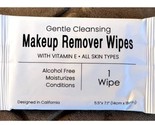 Lot Of 50 Cleansing Makeup Remover Wipes, Alcohol Free, Hotel &amp; Travel Size - £15.73 GBP