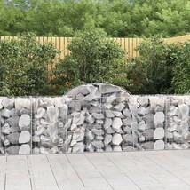  Gabion Basket Set of 3 Silver Galvanized iron - $11,011.02 MXN