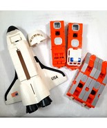 Vintage Hot Wheels NASA Space Shuttle Transporter 1997 Mattel Ramps mega... - $14.00