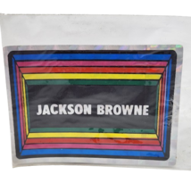 VINTAGE 1980&#39;s JACKSON BROWNE MUSIC BAND HOLOGRAPHIC PRISIM STICKER NEW NOS - $19.00