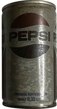 Vintage Pepsi-Cola German 0,33 Liter 4.5&quot; High Empty Can Tab intact - £9.43 GBP