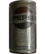 Vintage Pepsi-Cola German 0,33 Liter 4.5&quot; High Empty Can Tab intact - £9.43 GBP