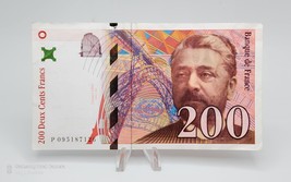 France 200 Francs 1999 Banknote Gustave Eiffel Pre Euro, Rare French Cur... - $14.84