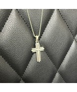 David Yurman .925 Sterling Silver Religious Deco Cross Pendant Men &amp; Cha... - $824.09 CAD