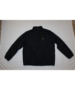 Defect* Mens Black Jacket Windbreaker Golden Nugget Nation GN Embroidere... - $9.50
