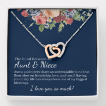 Aunt and Niece Necklace, Niece Keepsakes, Gift for Niece from Aunt, from Auntie - £35.88 GBP+