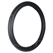 Custom Accessories 38854P Grey Leatherette Steering Wheel Cover - $36.34 CAD