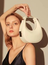 Esign genuine leather tote bags for women luxury half moon hobo bag brand shoulder bags thumb200