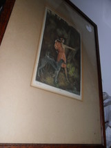 Antique Rare lithograph numbered 4/75 and signed in pencil by John S. Eland - £272.56 GBP