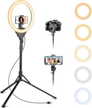 Circle Lighting For All Cell Phones And Lightweight Cameras, Aureday 14&quot;... - £35.27 GBP