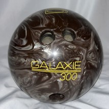 Brunswick Galaxie 300 Bowling Ball Brown Ivory Swirl 15 lbs 11oz Drilled... - $34.64