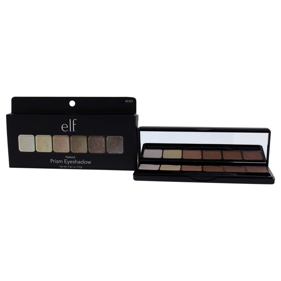 e.l.f. Naked Prism Eye Shadow Palette - 6 Colors Neutrals Shimmer Eyesha... - $7.49