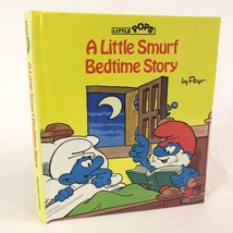 1982 Smurfs Mini Pop Up Paper Engineering Book A Little Smurf Bedtime Story Peyo - £8.75 GBP