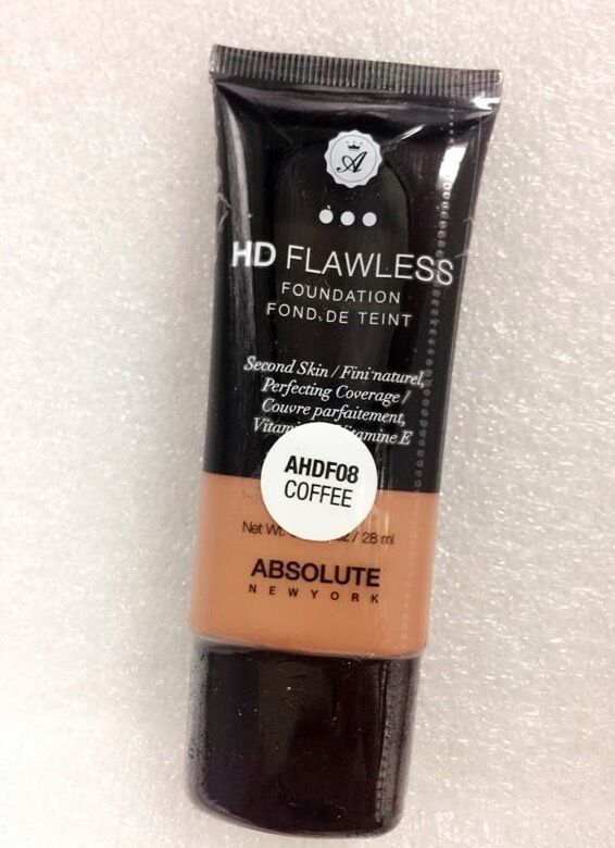 ABSOLUTE NEW YORK HD FLAWLESS FOUNDATION AHDF08 COFFEE 0.95 FL. OZ - $6.59