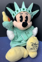 Minnie Mouse Statue of Liberty Plush Disney Store New York NYC 12&quot; Exclu... - $14.84