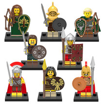 8pcs Hero of Sparta Gladiatus Medieval Knights Elf Hunter Minifigures Block - $16.99