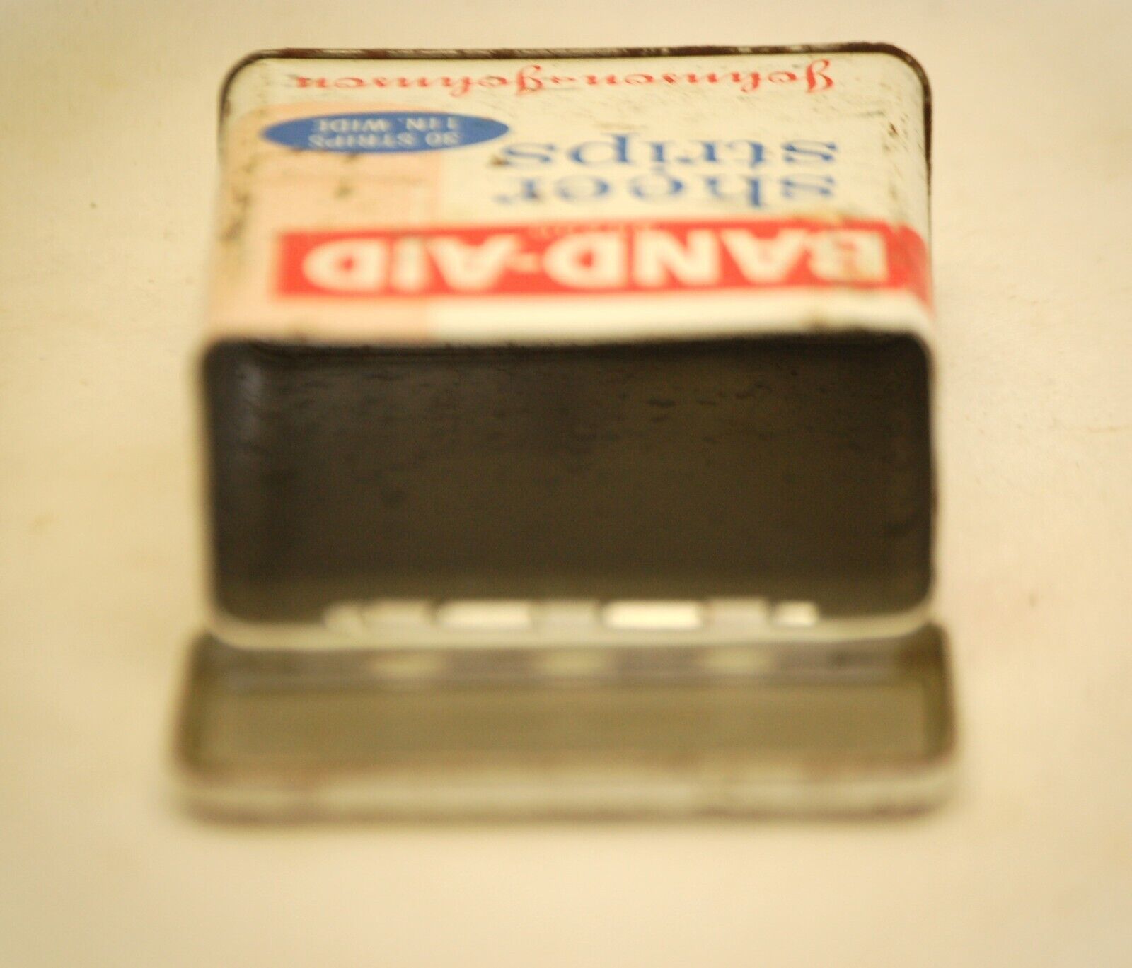 Johnson & Johnson Band Aid Bandage Metal Tin Box Hinged Container Item image 4