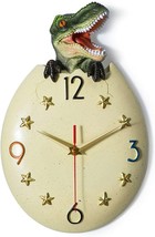 Kids Wall Clock,Dinosaur Egg Wall Clocks for Living Room Bedroom Kids Room Decor - £15.45 GBP