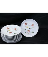 Christmas Ducks Salad Plates 7 1/2&quot;  Lot of 12  Xmas - $44.85 CAD