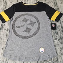 New NFL Team Apparel Steelers Women&#39;s Short Sleeve T Shirt Size M NWT Me... - $21.37