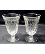 Vintage 1940s FOSTORIA Heavy Swirl COLONY Iced Tea Beverage Glass - Pair... - $290.40 MXN