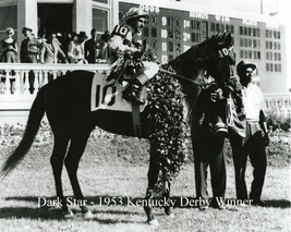 1953 - DARK STAR in the Kentucky Derby Winners Circle #3 - 10&quot; x 8&quot; - £15.69 GBP