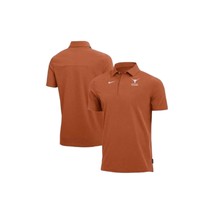 Texas Longhorns Men Nike Dri-Fit Coach Performance Polo Shirt Burnt Oran... - $62.99