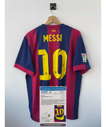 Messi Barcelona jersey 2014/15 Signed/Signature with COA //FREE USA SHIP... - $141.00