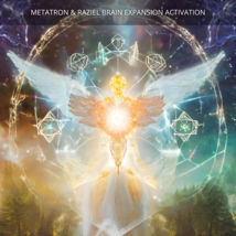 Metatron and Raziel Brain Expansion Activation + Charged Digital Artwork - $22.00