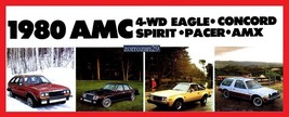 1980 Amc American Motors Full Line Original Color Sales Brochure -USA- Great !! - £9.58 GBP