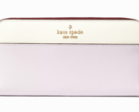 New Kate Spade Madison Saffiano Leather Large Continental Wallet Lilac M... - $81.61