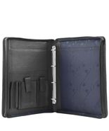 DR334 Real Leather Portfolio Case with Carry Handle Black - £76.51 GBP