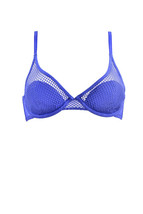 L&#39;agent By Agent Provocateur Womens Bra Elastic Elegant Blue Size Uk 32B - £38.83 GBP