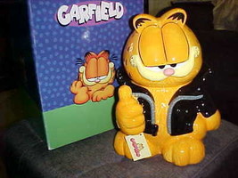 11&quot; Garfield Too Cool Cookie Jar By Westland Giftware Mint With Box &amp; Ta... - £197.37 GBP