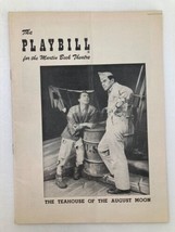 1954 Playbill Martin Beck Theatre David Wayne in The Teahouse of the August Moon - £11.35 GBP