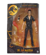 NEW SEALED 2021 Jurassic Park Amber Dr Ian Malcolm Action Figure Jeff Go... - £31.13 GBP