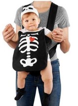 Halloween Skeleton Baby Carrier Cover Carters Black White Set Unisex - £15.92 GBP