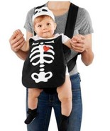 Halloween Skeleton Baby Carrier Cover Carters Black White Set Unisex - £15.87 GBP