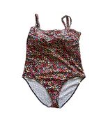 Summersalt Oasis Womens One-Piece Swimsuit Size 16 Leopard Print Design - €43,28 EUR