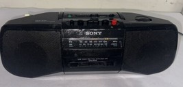 Sony CFS-B15 AM FM Radio Cassette Recorder Player Portable Boombox Tested Works - £31.57 GBP
