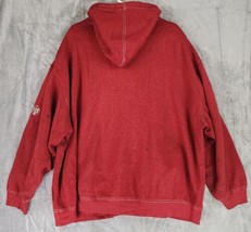 Bugle Boy 19-77 Hoodie Mens XLarge Red Logo Distressed Grunge Wear Sweatshirt - £33.43 GBP