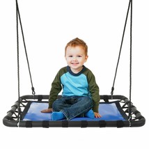 Large Platform Swing Backyard Hanging Tree Swing Kids Toddler Outdoor 22... - £81.52 GBP