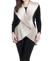 Angel signature wrap sweater in Taupe/White - £61.11 GBP