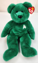 Vintage Ty Erin The Bear 12&quot; Beanie Buddy Plush Toy Ireland 1998 Large Bear Baby - £7.77 GBP