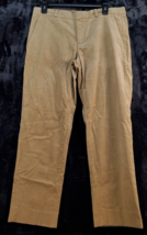 Banana Republic Dress Pants Womens Size 8 Tan Pockets Straight Leg Flat Front - £15.04 GBP