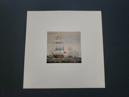 A British Squadron On The Hudson August 30 1776 Captain Hyde Parker Occ New York - £19.97 GBP