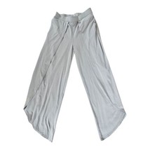 Betabrand Womens Small All Day Flowy Split Leg Lounge Pants Gray/Soft Bl... - £26.95 GBP