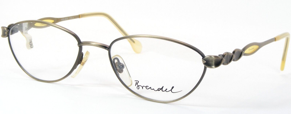 Vintage Brendel 8572 4 Antique Bronze UNIQUE RARE EYEGLASSES GLASSES 52-... - $134.14