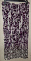 Nwt Womens Cj Banks Elastic Waist Animal Print Knit Skirt Size 1X (16W/18W) - £20.14 GBP