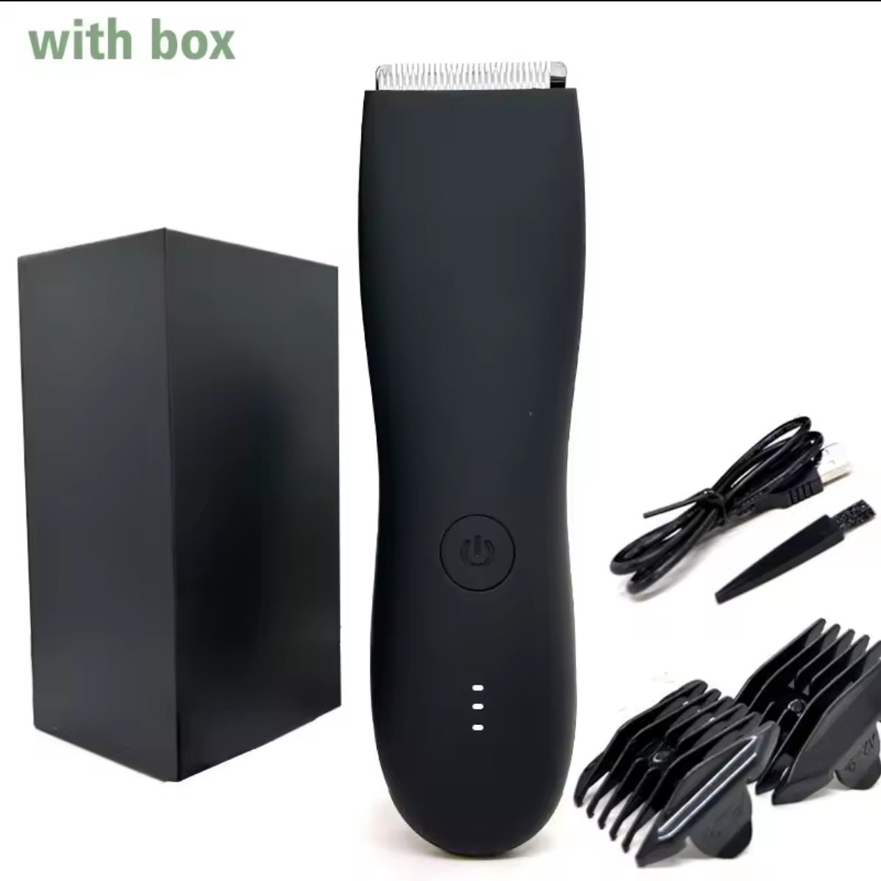 Men&#39;s Waterproof Body Hair Trimmer with Replaceable Ceramic Blade - $2.50